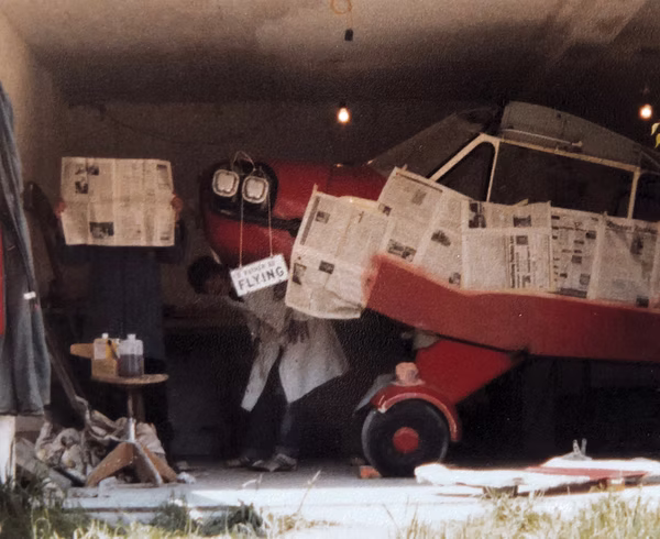 Erste Flüge HB-OIA 1981